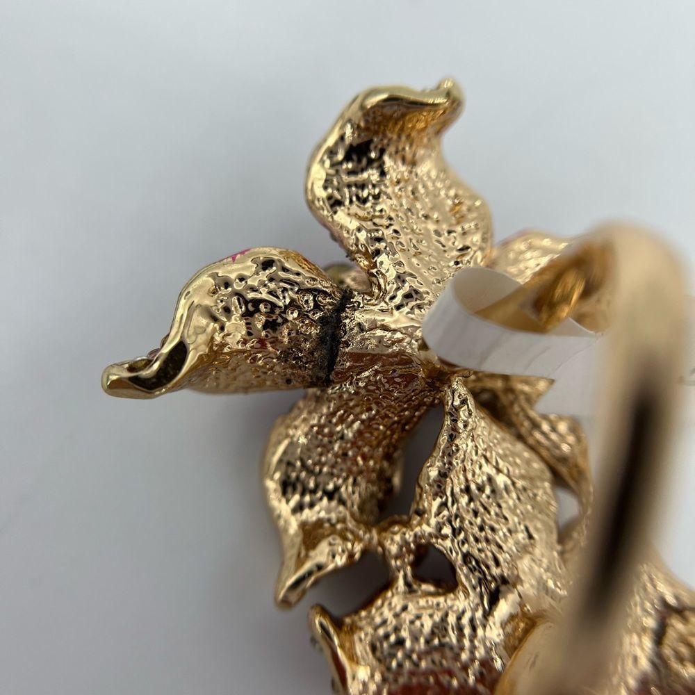 NEW RHODIUM PLATED CZ PARROT RING - Picture 11 of 16